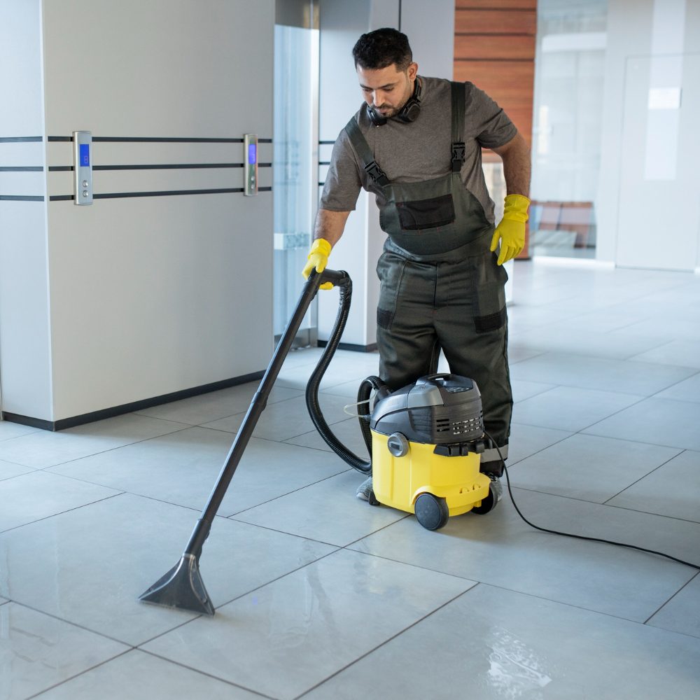 Cleaning new buildings